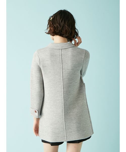 LILY BROWN（リリーブラウン） コート チェスターコート ニットダブル