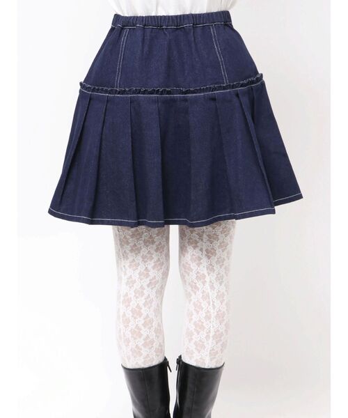 merry jenny（メリージェニー） スカート リボンリボンプリーツミニ