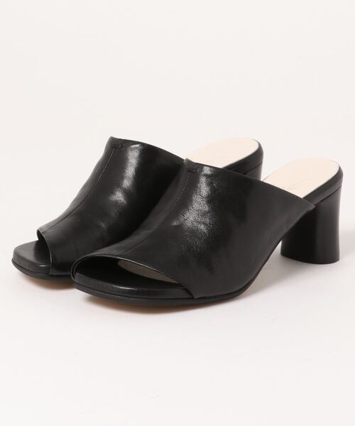 「apres」 ミュール 22.5cm プラチナム レディース_画像4