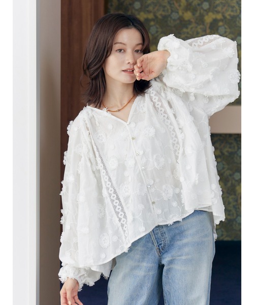 Ungrid（アングリッド） ブラウス シャツ スリーブボリュームジャ