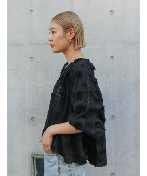 Ungrid（アングリッド） ブラウス シャツ スリーブボリュームジャ