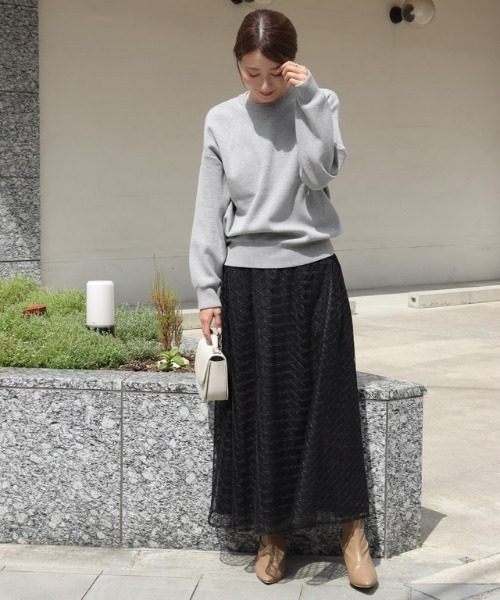 Pierrot（ピエロ） ニット セーター 「コットンブレンド」スウェット