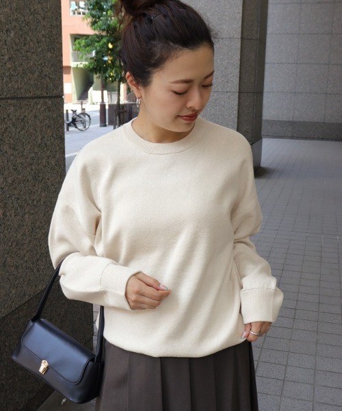 Pierrot（ピエロ） ニット セーター 「コットンブレンド」スウェット