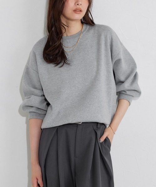 Pierrot（ピエロ） ニット セーター 「コットンブレンド」スウェット