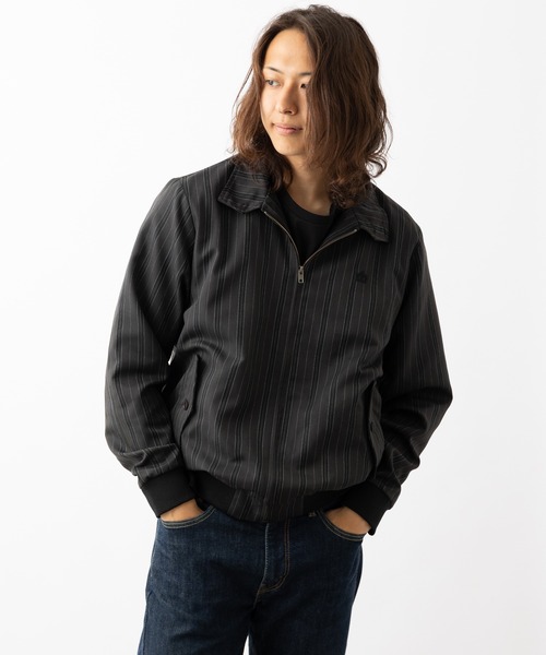 merc（メルク） コート ジャケット ストライプハリントンジャケット