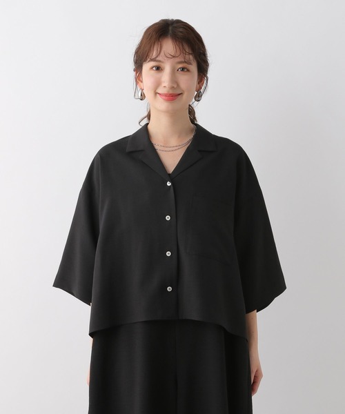 「LEPSIM」 半袖シャツ FREE ベージュ レディースの画像2