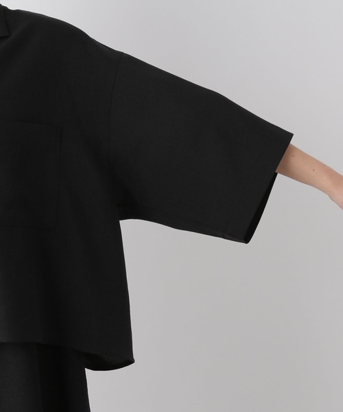 「LEPSIM」 半袖シャツ FREE ベージュ レディースの画像7