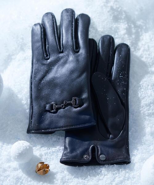 tk.TAKEO KIKUCHI（ティーケータケオキクチ） 手袋 「本革／ギフトにお