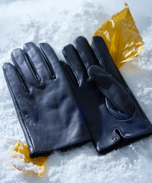 tk.TAKEO KIKUCHI（ティーケータケオキクチ） 手袋 「本革／ギフトにお