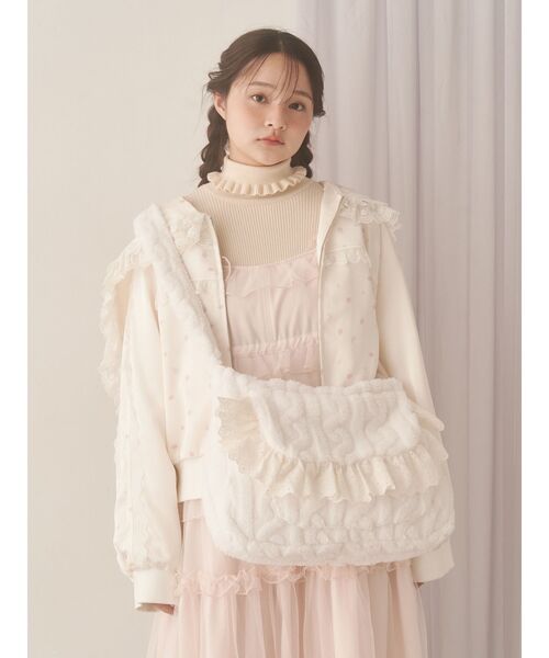 レディース　ニット　merri jenny  メリージェニー merry jenny（メリージェニー） ニット セーター rabbit lace knit