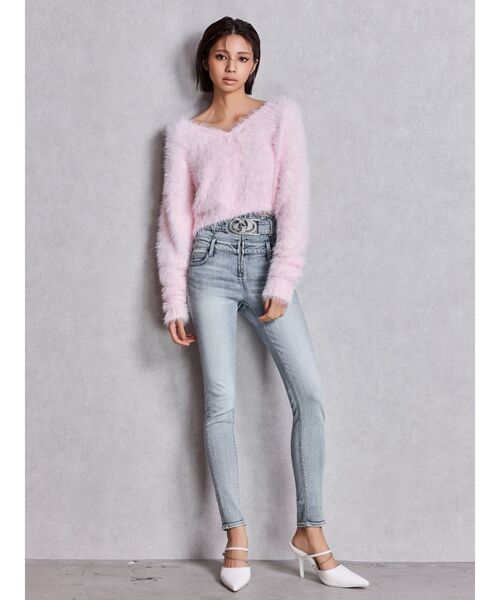 GYDA（ジェイダ） ジーンズ デニム デニムパンツ ハイウエスト GD