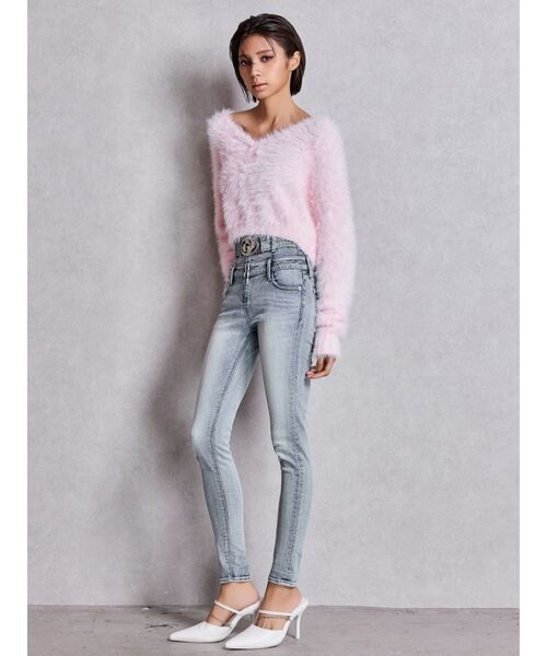 GYDA（ジェイダ） ジーンズ デニム デニムパンツ ハイウエスト GD