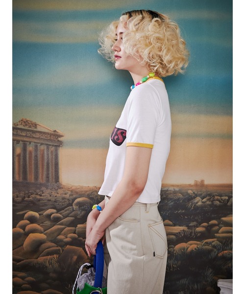 「PAMEO POSE」 半袖Tシャツ FREE ブラック レディース_画像3