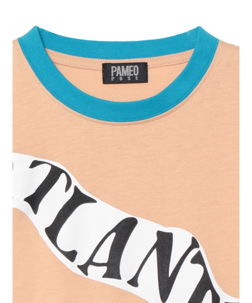 「PAMEO POSE」 半袖Tシャツ FREE ブラック レディース_画像9