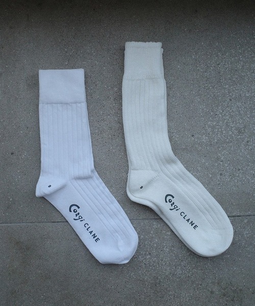CORGI（コーギ） 靴下 CLANE×CORGI FINE GAUGE RIB SOX レディース