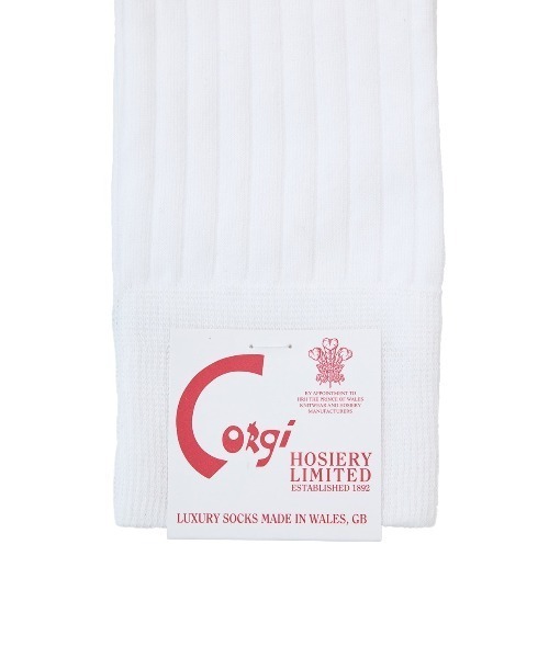 CORGI（コーギ） 靴下 CLANE×CORGI FINE GAUGE RIB SOX レディース