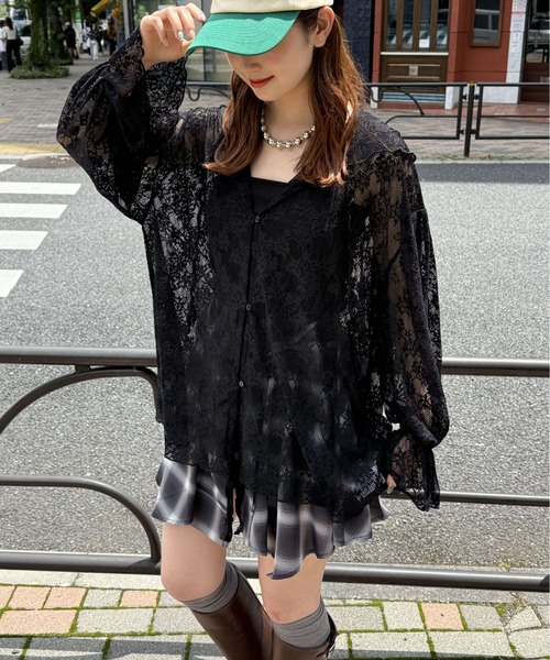 tiptop（ティップトップ） 長袖カットソー FREE ブラック系その他