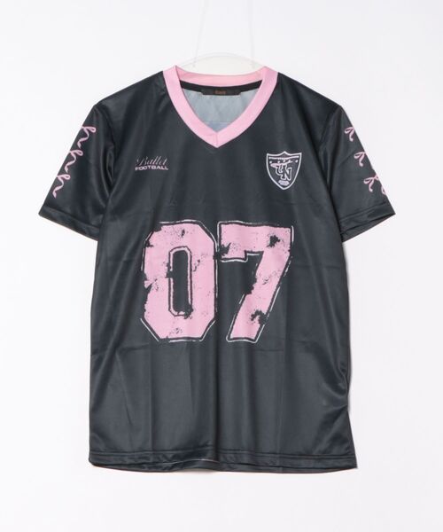 tシャツ Y2K 運動型 オーバーサイズ リボンプリント トップス