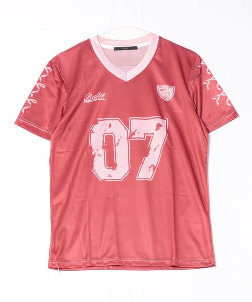 tシャツ Y2K 運動型 オーバーサイズ リボンプリント トップス