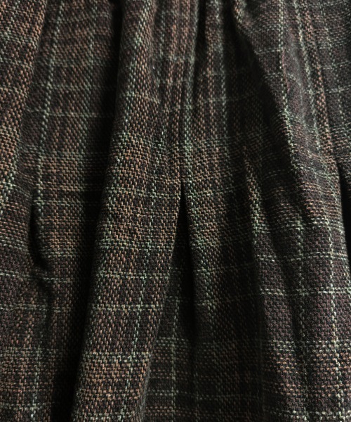 スカート チェック柄タックスカート : ZOZOTOWN Yahoo!店 - 通販