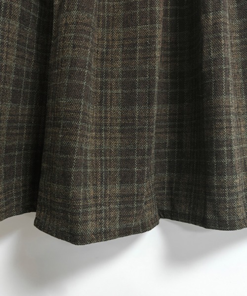 スカート チェック柄タックスカート : ZOZOTOWN Yahoo!店 - 通販