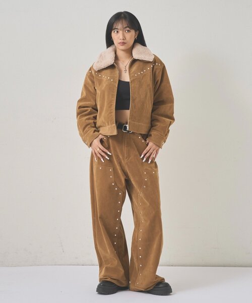 WHO'S WHO gallery（フーズフーギャラリー） ブルゾン アウター ボア