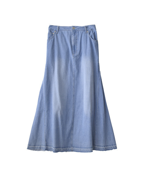 「e-zakkamania stores」 フレアスカート L ライトブルー レディース_画像7