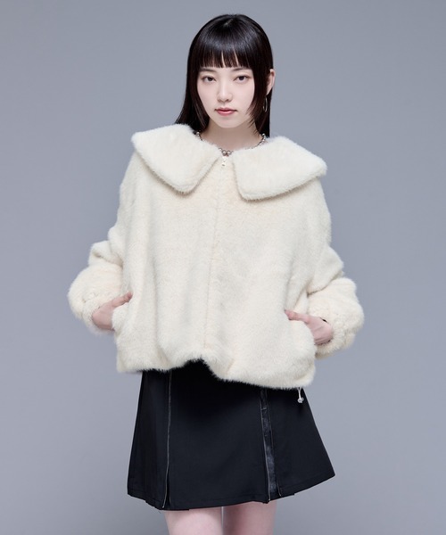 Ellno de Mavie（エルノデメヴィ） ブルゾン アウター ラビットタッチ 