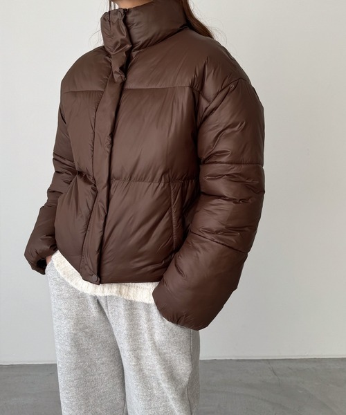 「CANAL JEAN」 ダウンジャケット ONE SIZE ブラック レディース_画像2