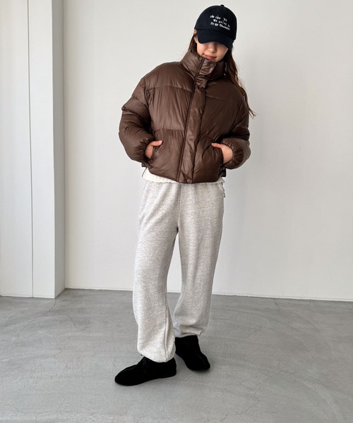 「CANAL JEAN」 ダウンジャケット ONE SIZE ブラック レディース_画像4