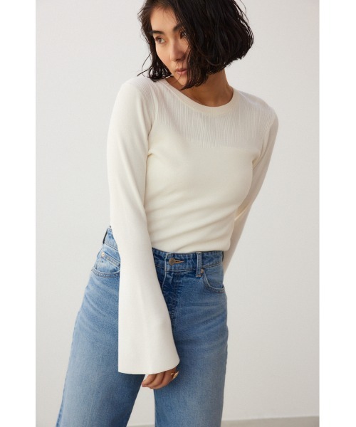 「crie conforto」 長袖ニット SMALL ネイビー レディース_画像9