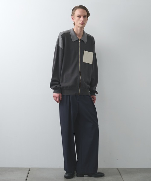 最新作　CULLNI ジップニット　新品 CULLNI（クルニ） セーター ニット 「CULLNI」別注 Zip Knit Blouson