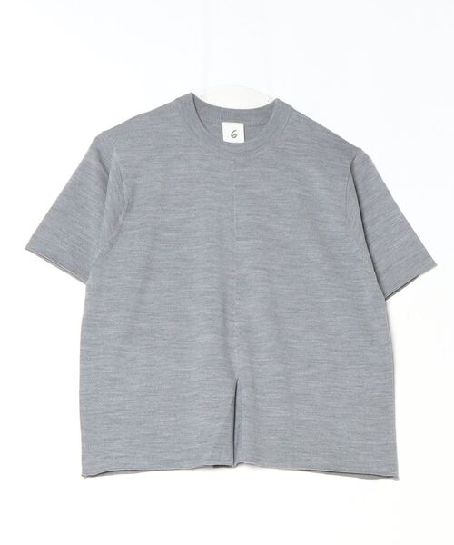 6 半袖ニット FREE グレー レディース : ZOZOTOWN Yahoo!店 - 通販