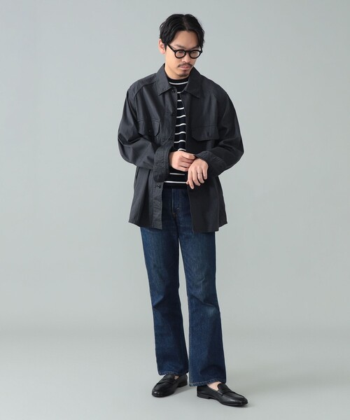 ブルゾン アウター *A VONTADE / デニム シャツ ジャケット メンズの画像