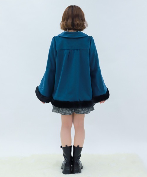 極美品✨アナイ 現行タグ ダブルクロス フレアスリーブコート 紺 38 日本製 セール】コクーンスリーブフレアコート（その他アウター）｜RESEXXY