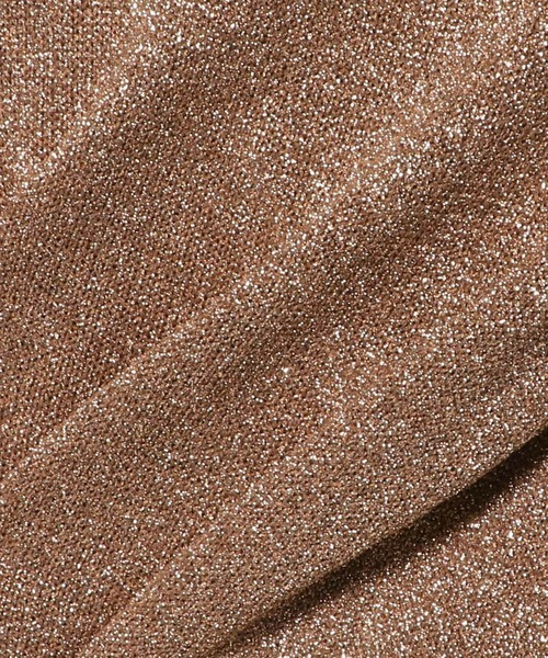 「ESTNATION」 半袖ニット FREE ゴールド レディース_画像8