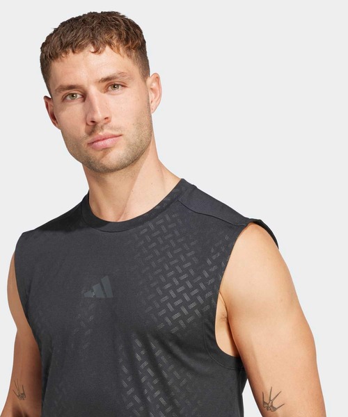 adidas（アディダス） タンクトップ スリーストライプス プライム