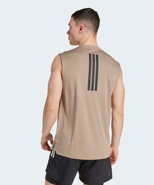 adidas（アディダス） タンクトップ スリーストライプス プライム