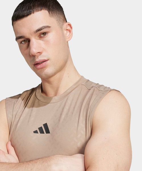 adidas（アディダス） タンクトップ スリーストライプス プライム
