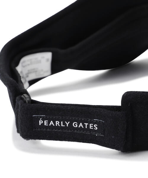 PEARLY GATES（パーリーゲイツ） サンバイザー 「PEARLY GATES」ロゴ