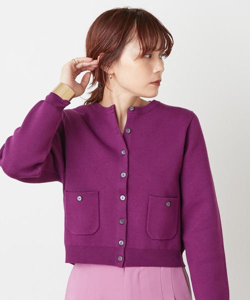 「Omekashi」 ニットカーディガン FREE ホワイト レディース_画像2