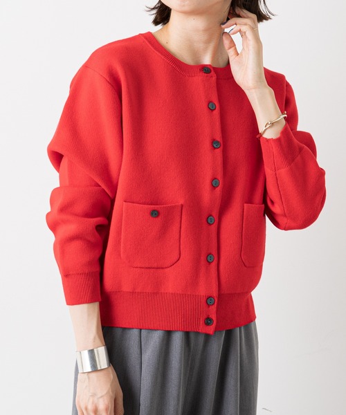 「Omekashi」 ニットカーディガン FREE ホワイト レディース_画像6