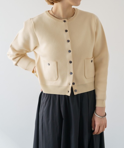 「Omekashi」 ニットカーディガン FREE ホワイト レディース_画像7