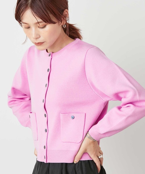 「Omekashi」 ニットカーディガン FREE ホワイト レディース_画像8