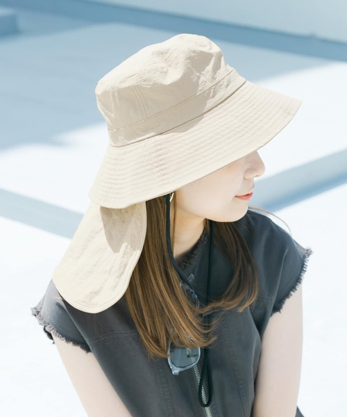 「SMELLY」 ハット - チャコールグレー レディース_画像8