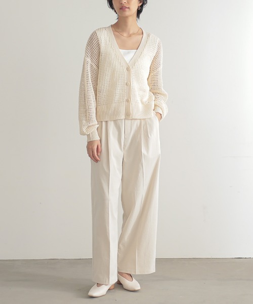 「for/c」 パンツ - アイボリー レディース_画像8