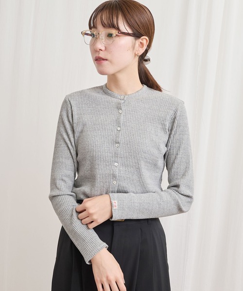 figlondon  ショートカーディガン fig London C/Ny pleating short CD - メルカリ