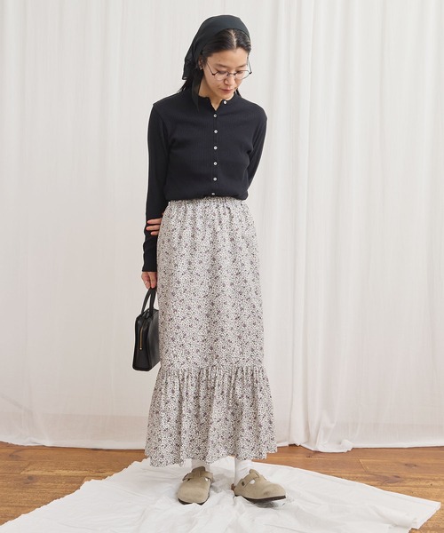 fig London（フィグロンドン） カーディガン DAILY rib cardigan