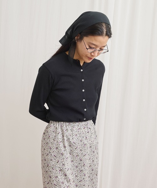 fig London（フィグロンドン） カーディガン DAILY rib cardigan