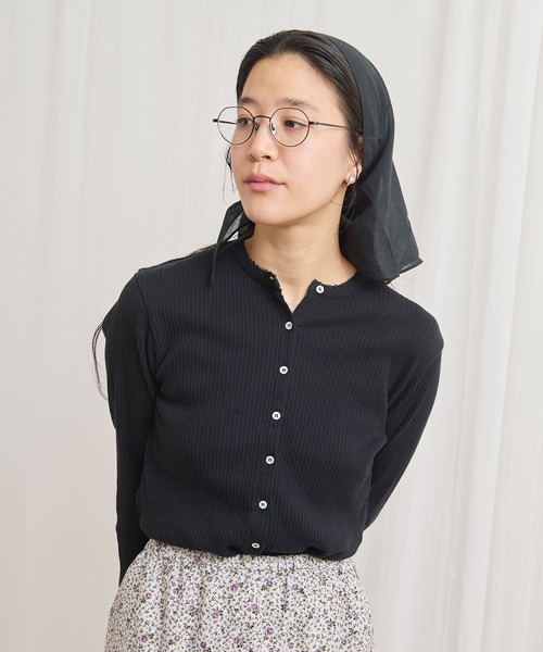 fig London（フィグロンドン） カーディガン DAILY rib cardigan